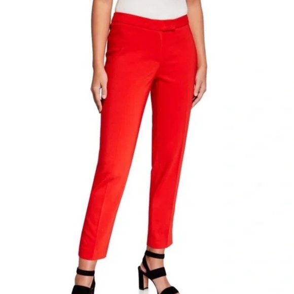 Anne Klein Pants - NWT Anne Klein red Poppy Slim Leg Pants